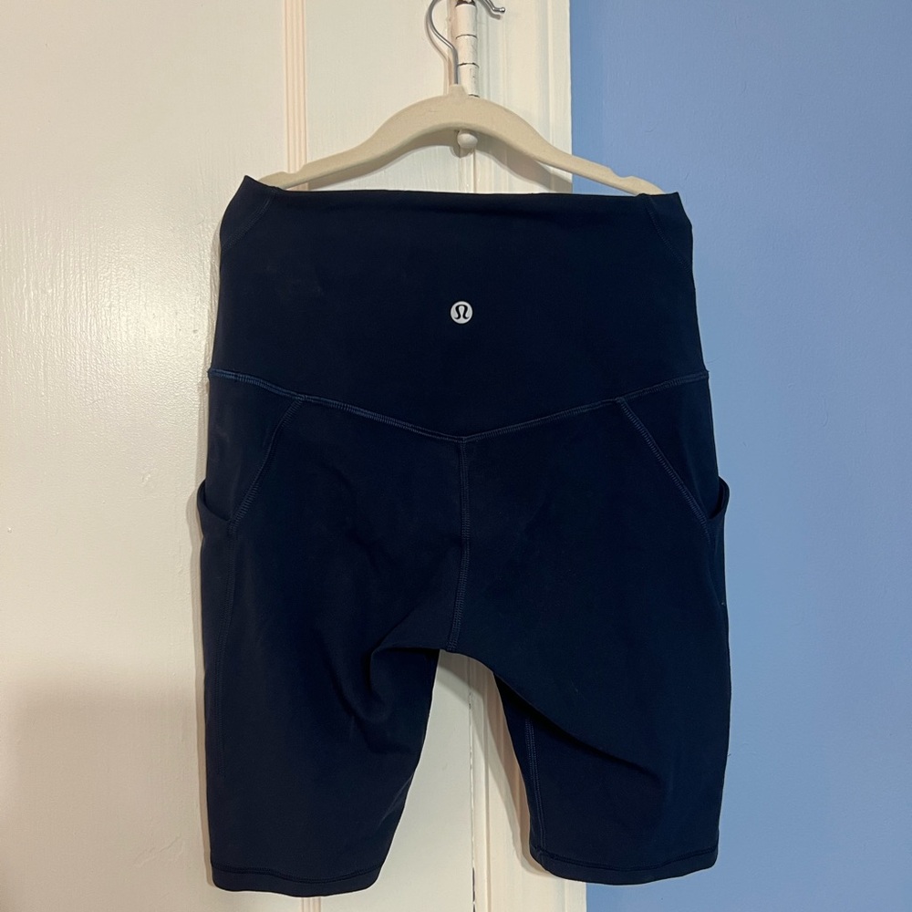 lululemon athletica Women's Dark Blue Bike Shorts